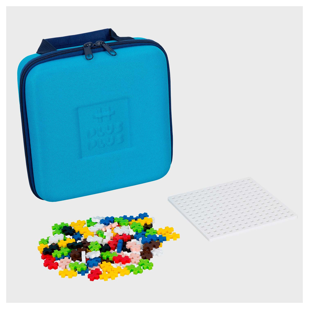 Plus Plus Blue Travel Case - 100 pcs